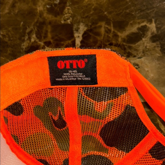 POSHFEST 2024 OTTO Orange Camo Trucker Hat CUSTOM - Picture 9 of 9